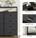 8 Drawers Chest of with Open Shelves
