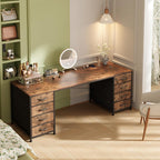 8 Drawers Desk