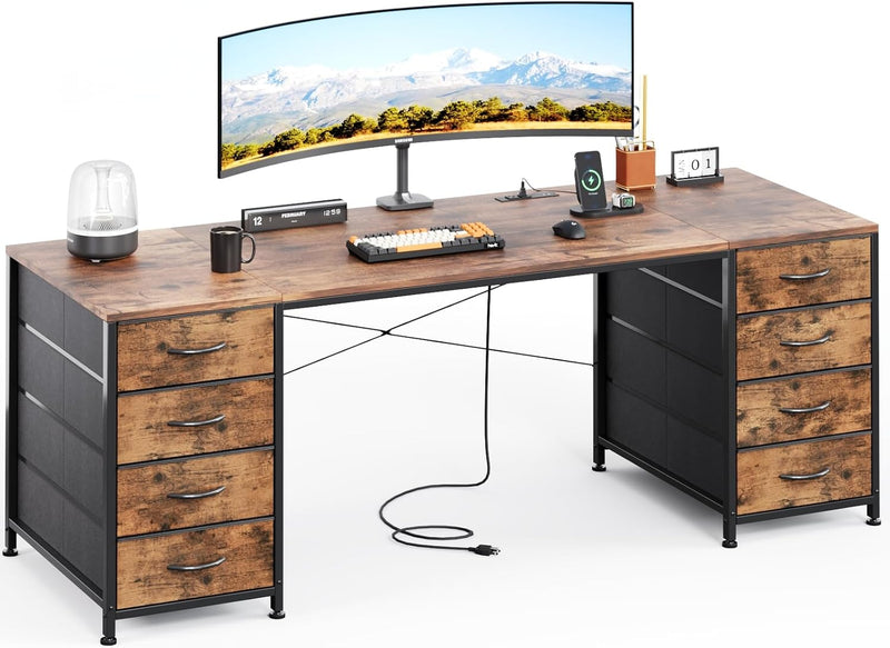 8 Drawers Desk