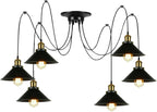 8 Head Spider Pendant Light with Adjustable 2m