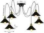 8 Head Spider Pendant Light with Adjustable 2m