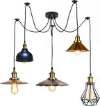 8 Head Spider Pendant Light with Adjustable 2m