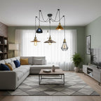 8 Head Spider Pendant Light with Adjustable 2m