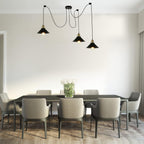 8 Head Spider Pendant Light with Adjustable 2m