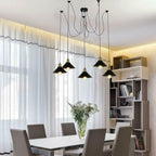 8 Head Spider Pendant Light with Adjustable 2m