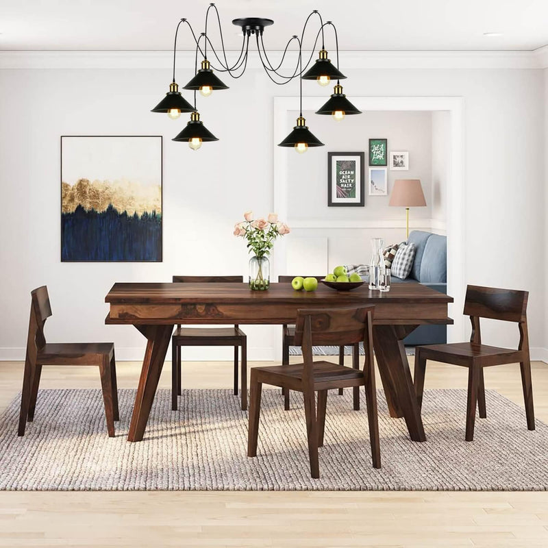 8 Head Spider Pendant Light with Adjustable 2m