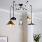 8 Head Spider Pendant Light with Adjustable 2m