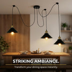 8 Head Spider Pendant Light with Adjustable 2m