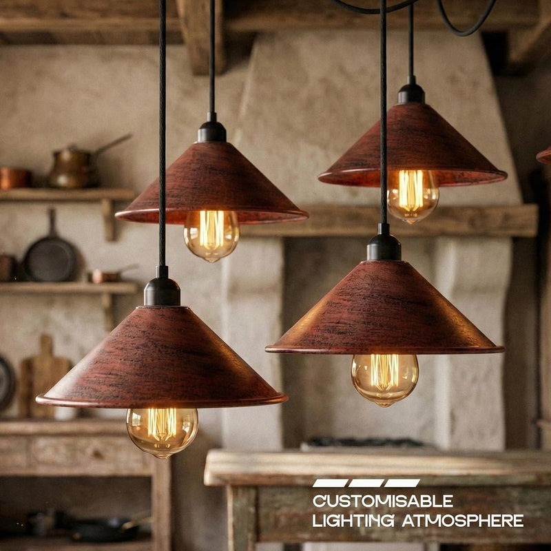 8 Head Spider Pendant Light with Adjustable 2m