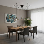 8 Heads Spider Pendant Light Industrial Metal Cone