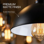 8 Heads Spider Pendant Light Industrial Metal Cone