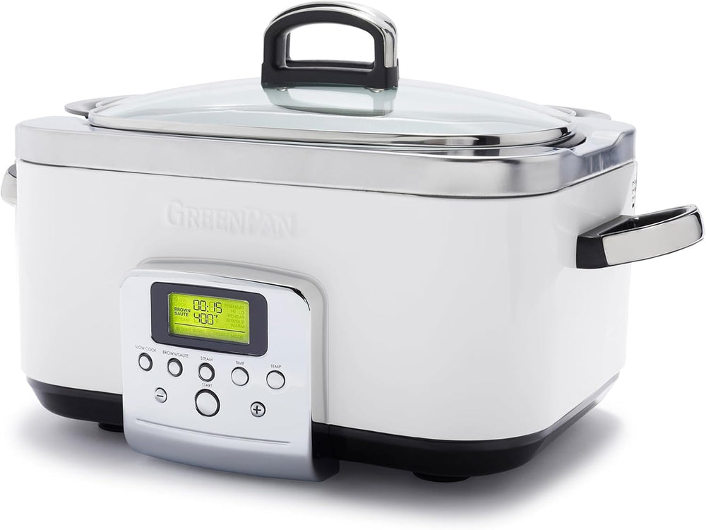 8-In-1 Programmable 6L Electric Slow Cooker Dishwasher Safe