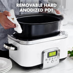 8-In-1 Programmable 6L Electric Slow Cooker Dishwasher Safe