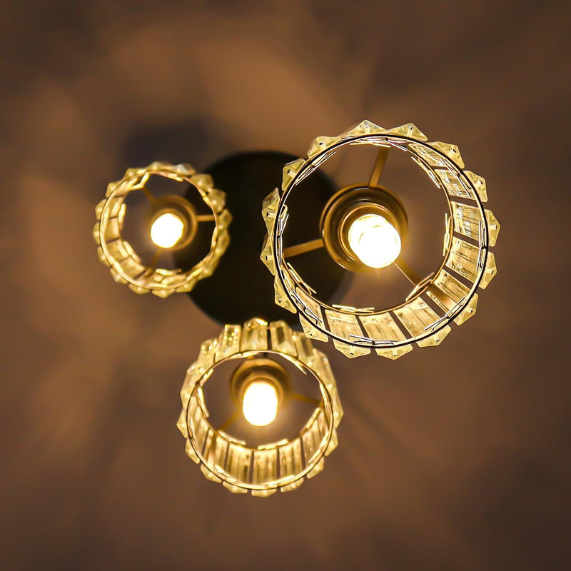 8 Light Raindrop Crystal Chandelier