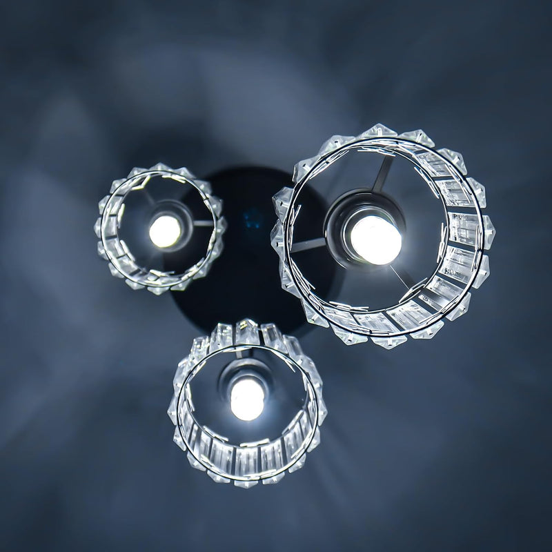 8 Light Raindrop Crystal Chandelier