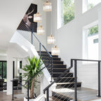 8 Light Raindrop Crystal Chandelier