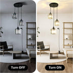 8 Light Raindrop Crystal Chandelier