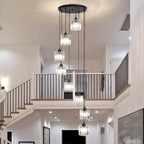 8 Light Raindrop Crystal Chandelier