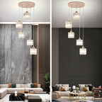 8 Light Raindrop Crystal Chandelier