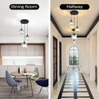 8 Light Raindrop Crystal Chandelier