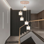 8 Light Raindrop Crystal Chandelier