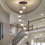 8 Light Raindrop Crystal Chandelier