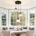 8 Light Raindrop Crystal Chandelier