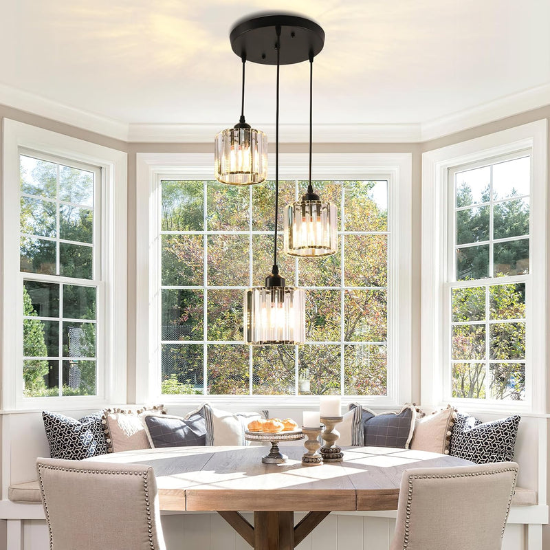 8 Light Raindrop Crystal Chandelier