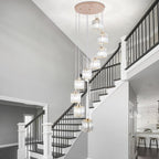 8 Light Raindrop Crystal Chandelier E27 Bulb Base
