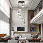 8 Light Raindrop Crystal Chandelier E27 Bulb Base