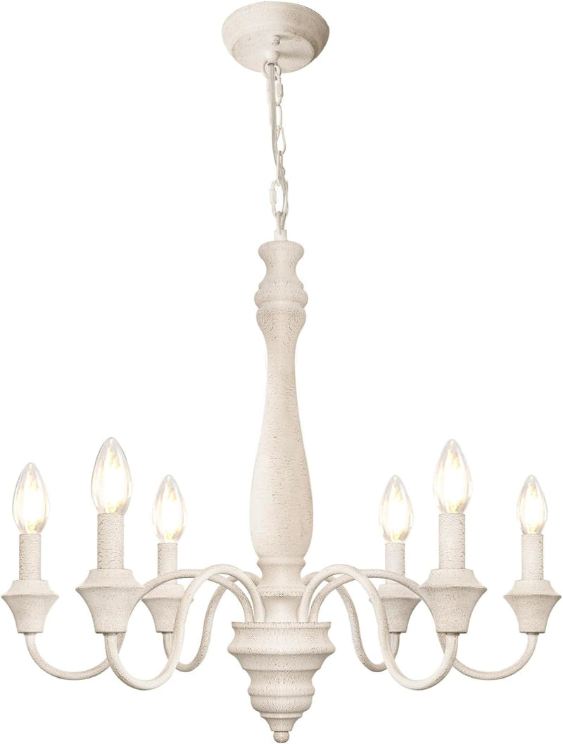 8 Lights Vintage Chandelier Farmhouse Metal Chandeliers Ceiling