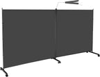 Single Large Room Divider on Wheels