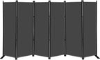 Single Large Room Divider on Wheels