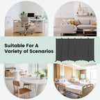 Single Large Room Divider on Wheels