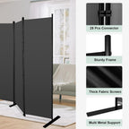 Single Large Room Divider on Wheels