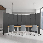 Single Large Room Divider on Wheels