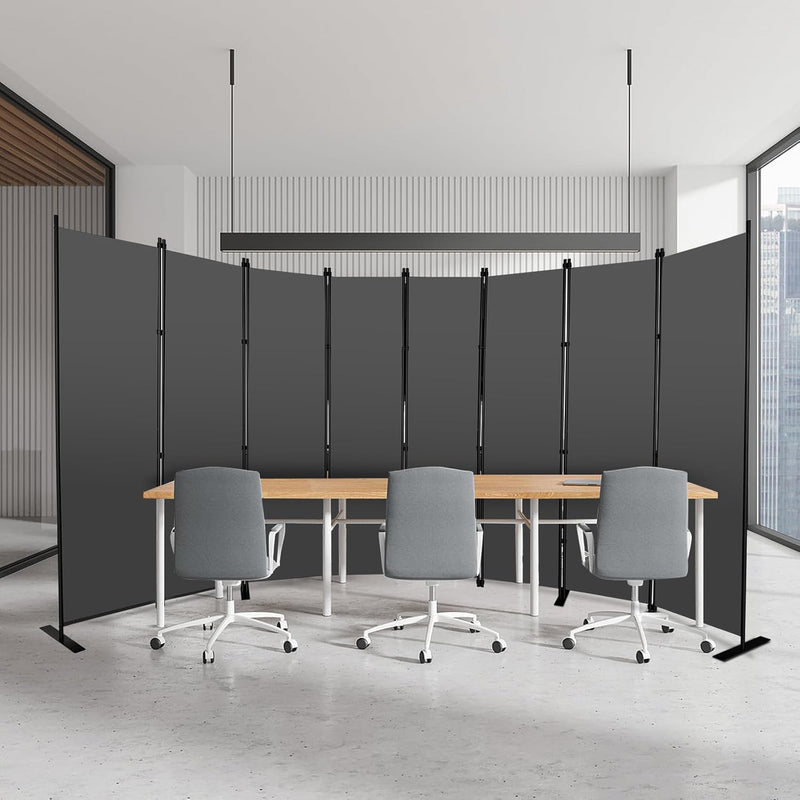 Single Large Room Divider on Wheels