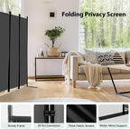 Single Large Room Divider on Wheels