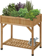 8 Pocket Herb Planter Natural 78x58x80CM