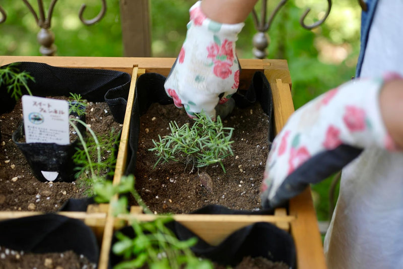 8 Pocket Herb Planter Natural 78x58x80CM