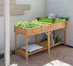 8 Pocket Herb Planter Natural 78x58x80CM