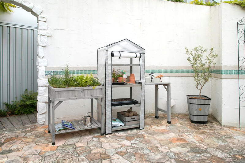 8 Pocket Herb Planter Natural 78x58x80CM