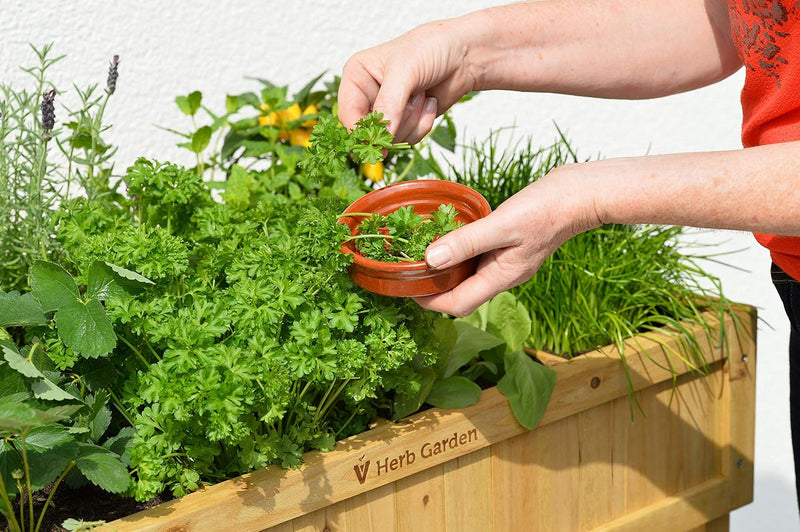 8 Pocket Herb Planter Natural 78x58x80CM