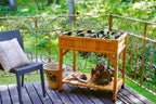 8 Pocket Herb Planter Natural 78x58x80CM