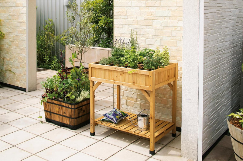 8 Pocket Herb Planter Natural 78x58x80CM