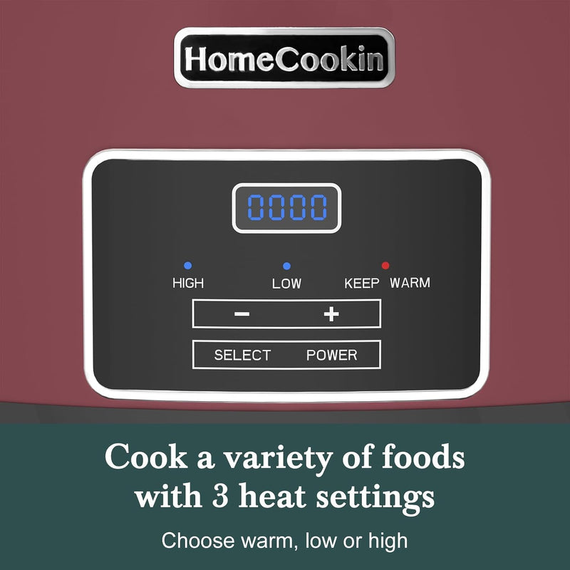 8 Quart Programmable Slow Cooker with Timer