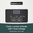 8 Quart Programmable Slow Cooker with Timer