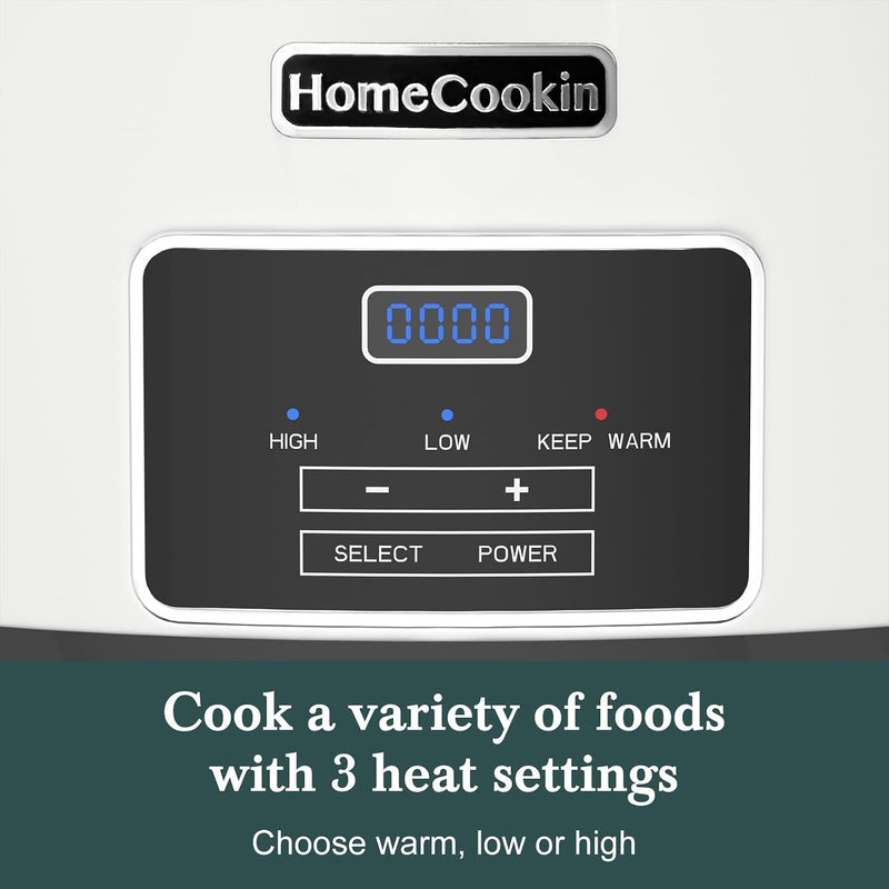 8 Quart Programmable Slow Cooker with Timer