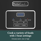 8 Quart Programmable Slow Cooker with Timer