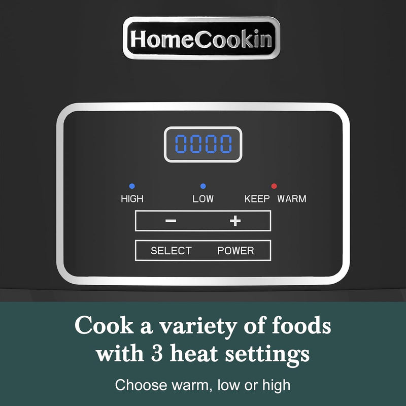 8 Quart Programmable Slow Cooker with Timer